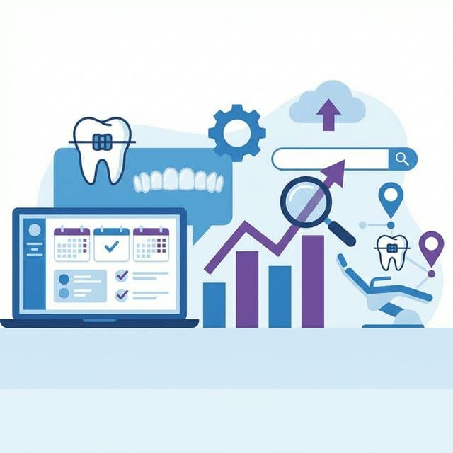 Orthodontist SEO services showing search rankings and practice growth for orthodontic clinics